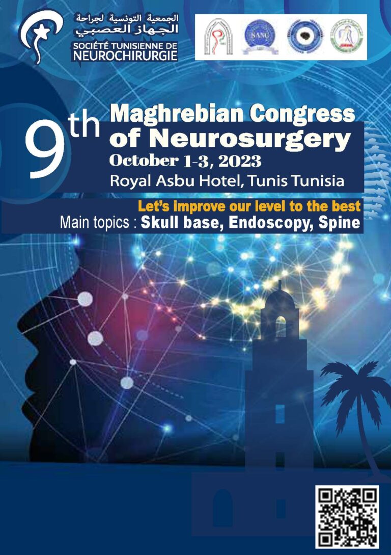 The 9th Maghrebian Congress of Neurosurgery-PROGRAMME 1